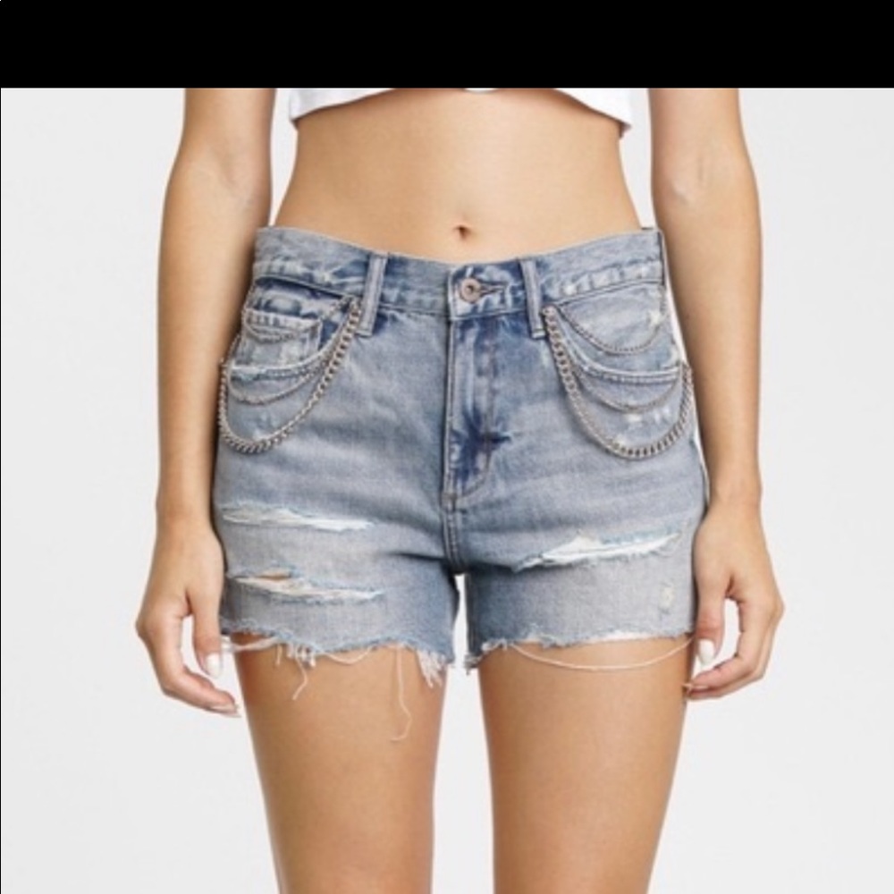 Pistola Ace High Rise 90s Cut Off Biker Shorts